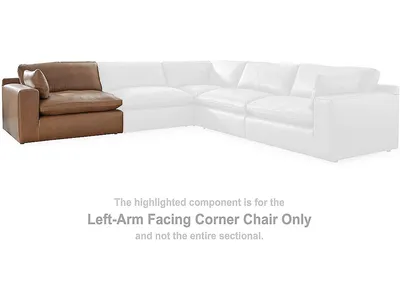 Emilia Left-Arm Facing Corner Chair - Alternative View
