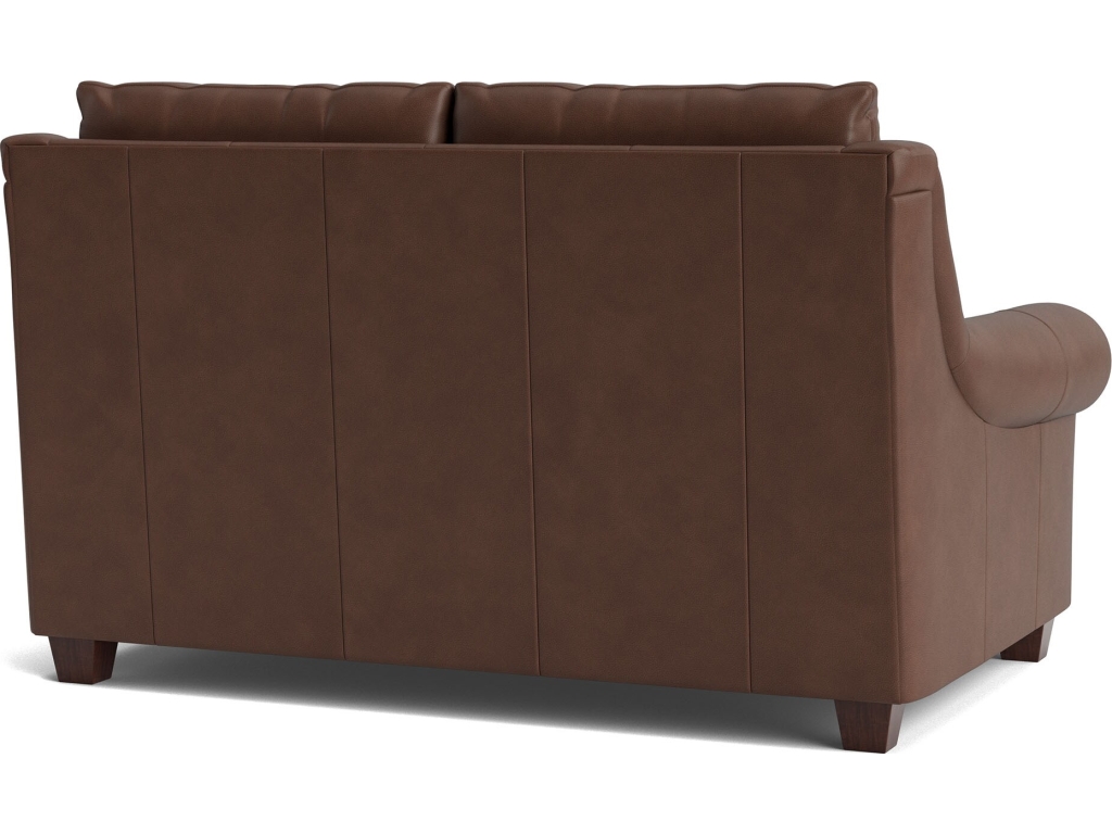 Ellery Leather Roll Arm Loveseat - image 3