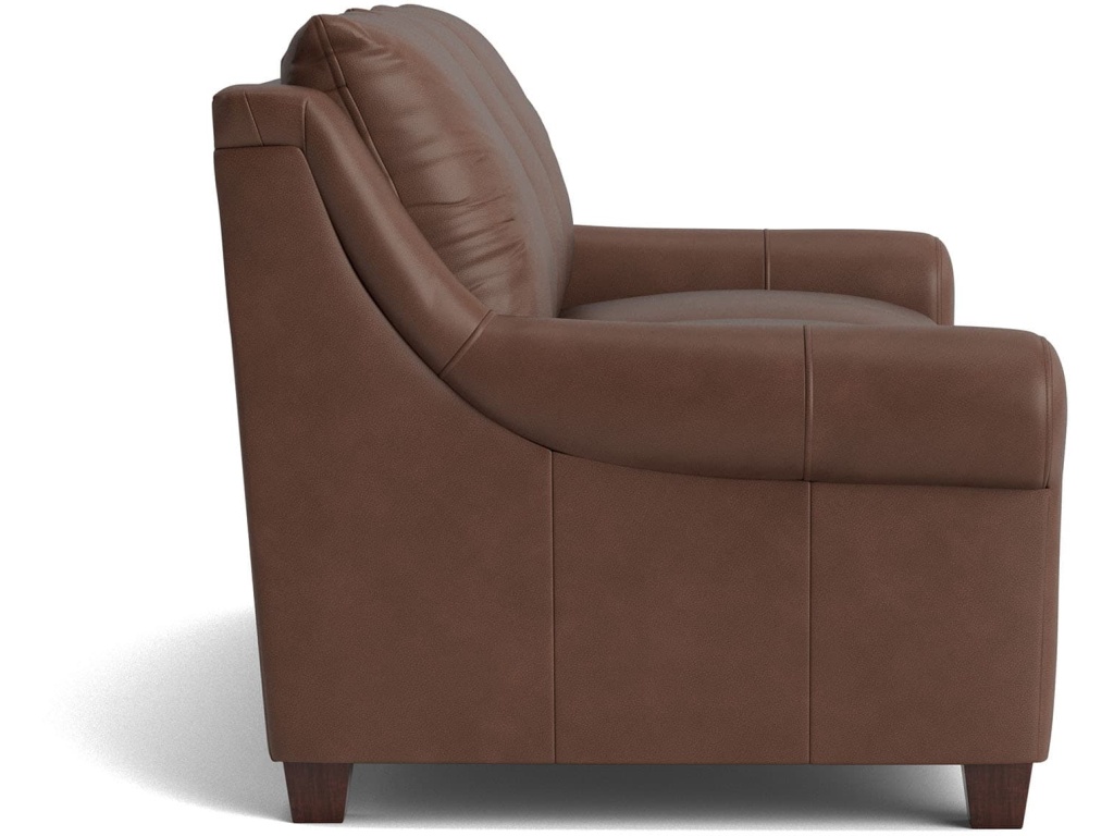Ellery Leather Roll Arm Sofa - image 2