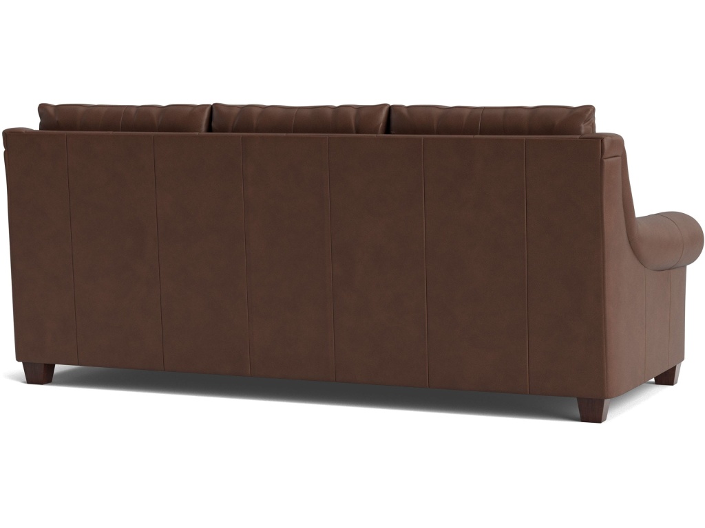 Ellery Leather Roll Arm Sofa - image 3