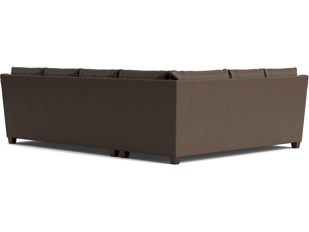 Ellery Leather Roll Arm L-Shaped Sectional - image 2