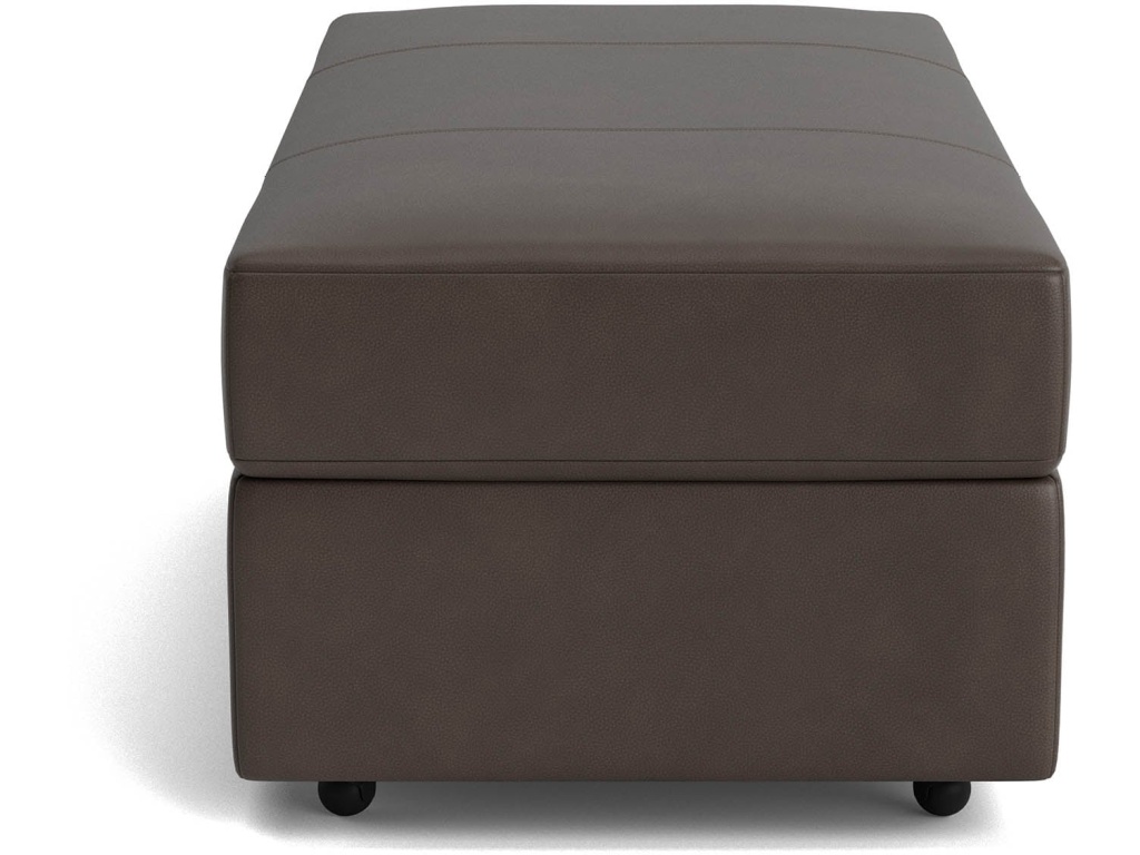 Ellery Leather Storage Ottoman - image 2