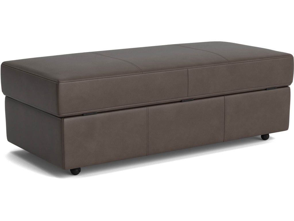 Ellery Leather Storage Ottoman - image 3