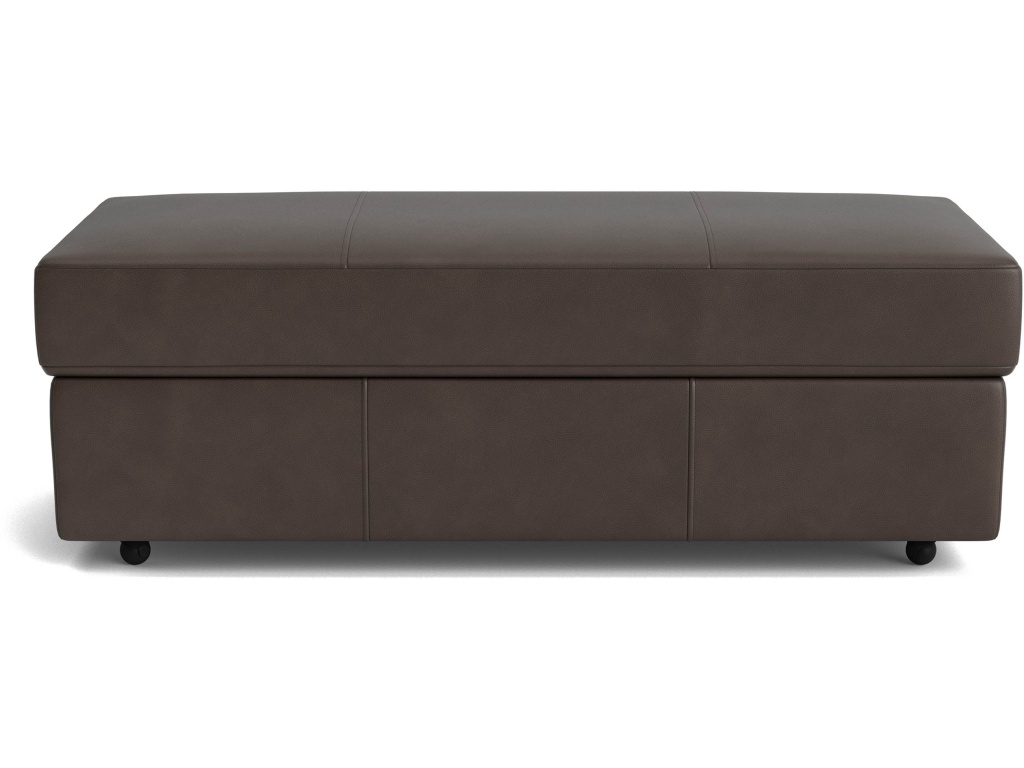 Ellery Leather Storage Ottoman - image 1