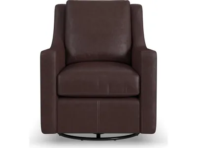 Murph Leather Swivel Chair