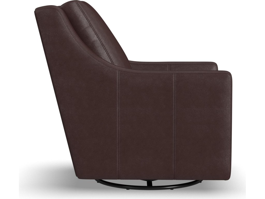 Murph Leather Swivel Chair - image 2