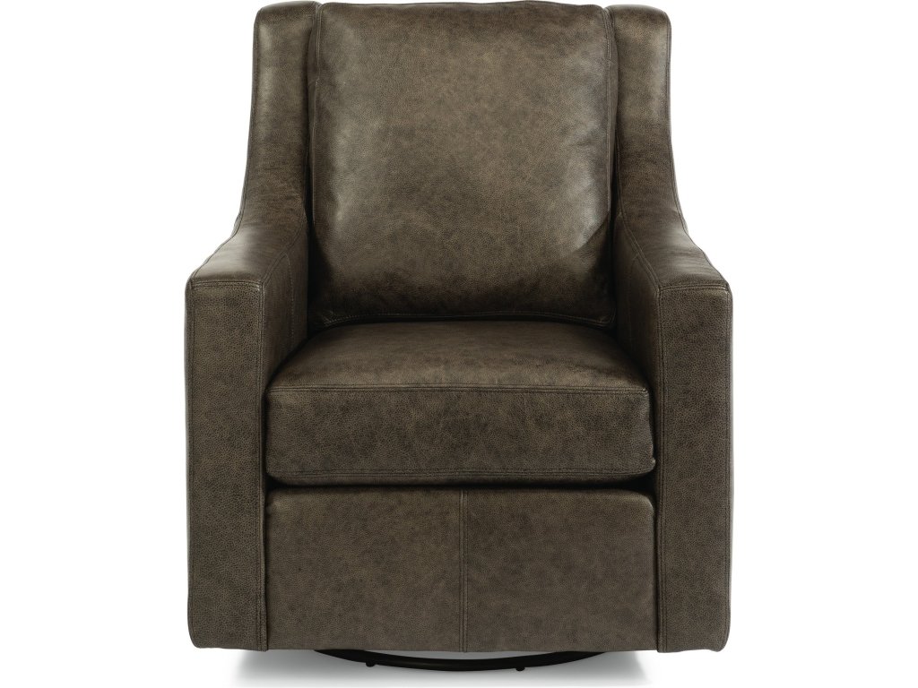 Murph Leather Swivel Chair - image 3