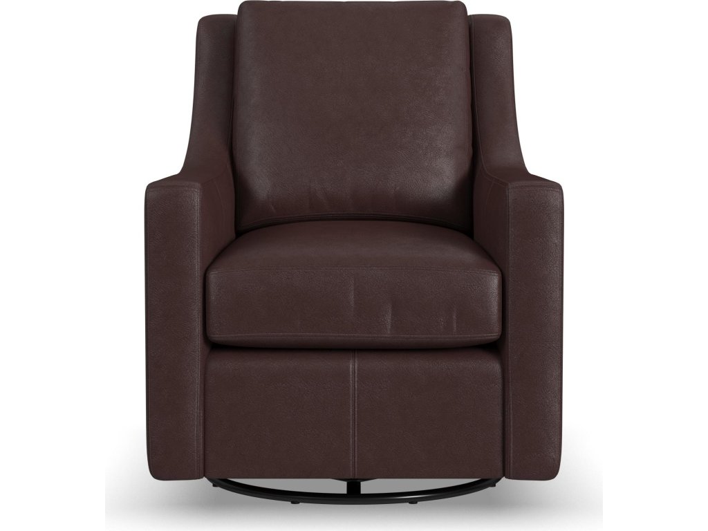 Murph Leather Swivel Glider - image 1