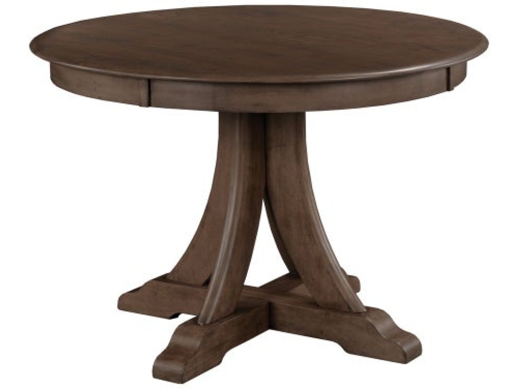 Kafe 44" Round Quad Table, Mocha - image 1
