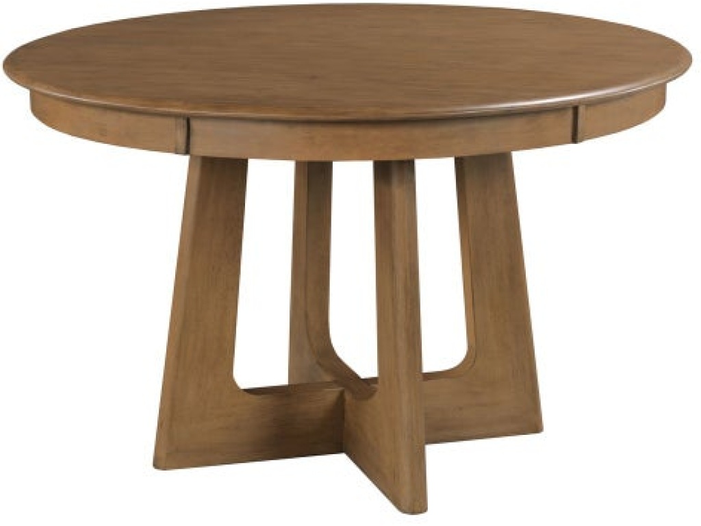 Kafe 54" Round Pedestal Table, Latte - main image