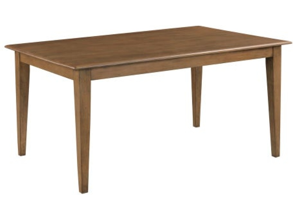 Kafe 60" Rectangular Leg Table, Latte - main image