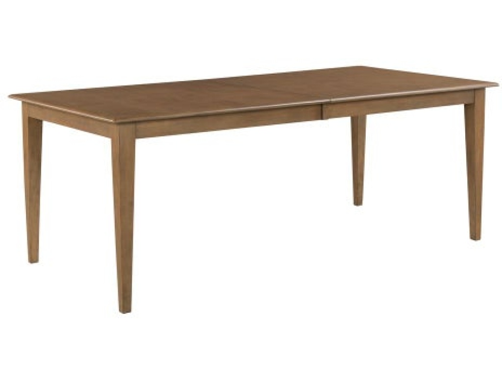 Kafe 80" Rectangular Leg Table, Latte - main image