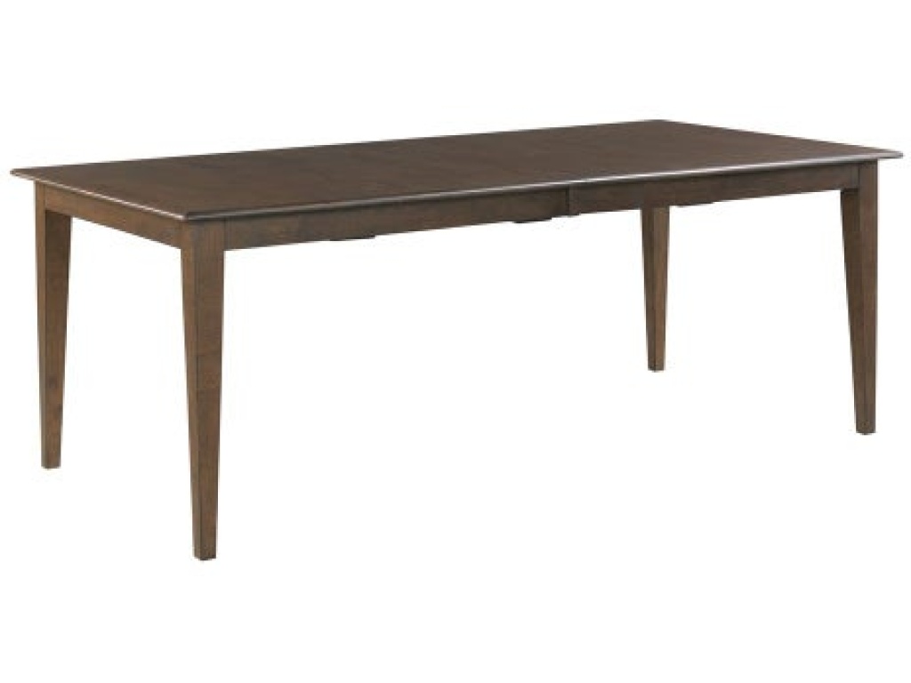 Kafe 80" Rectangular Leg Table, Mocha - main image