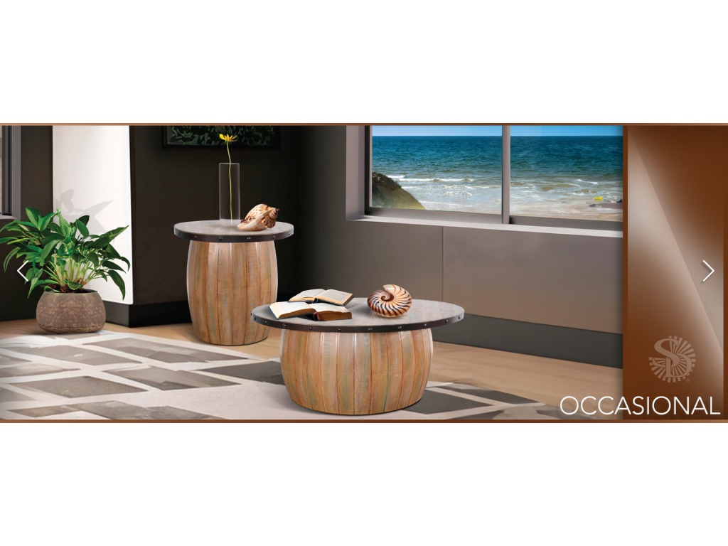 San Diego Coffe Table 3178AB-CB Table Base 3178AB-CT Table Top - image 1