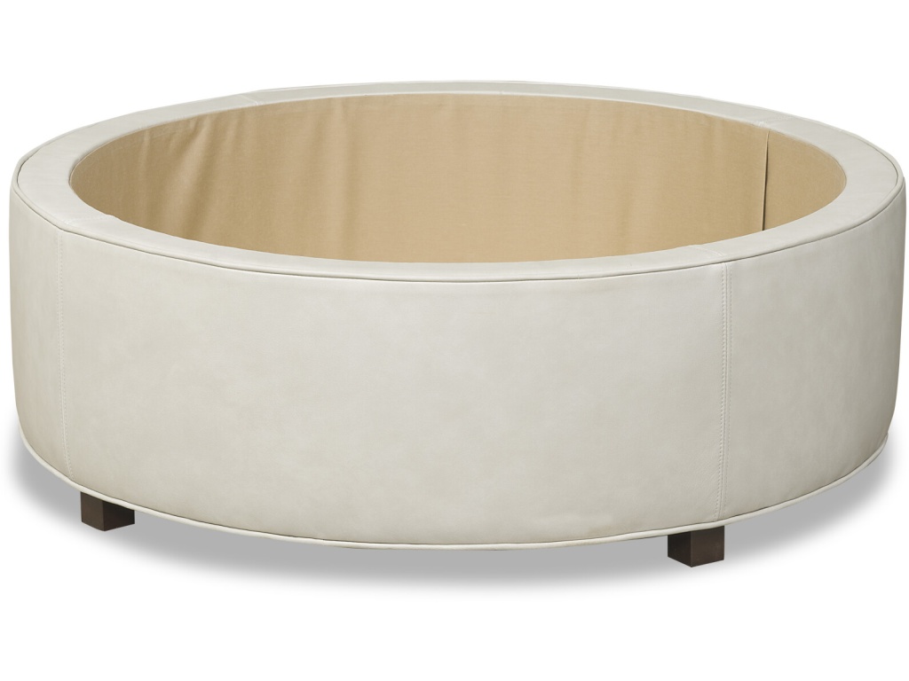 McKinley Leather McKenzie Storage Ottoman, alternate view 1