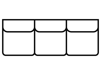 Armless Sofa