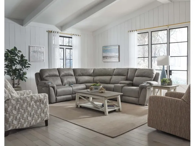 RAF Console Loveseat Triple Power (2 Recliners)