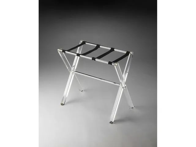 Crystal Clear Luggage Rack - Alternative View
