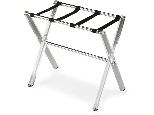 Crystal Clear Luggage Rack