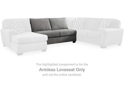 Birkdale Court Armless Loveseat - Alternative View