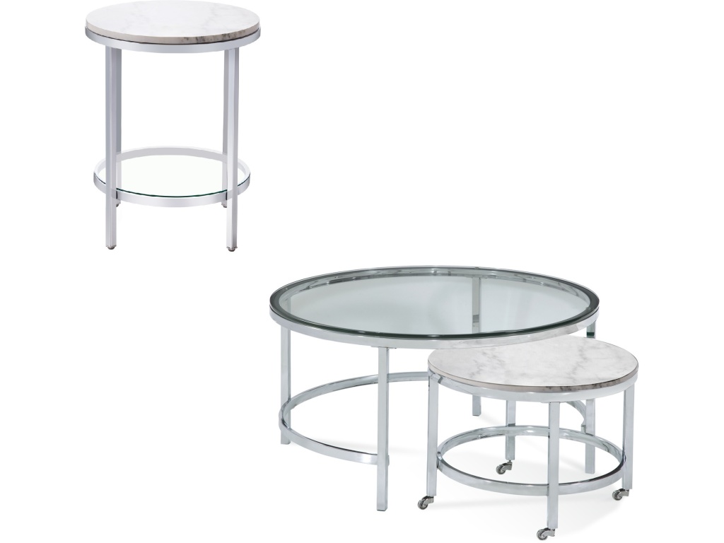 Jadyn Round Nesting Cocktail Table - image 3