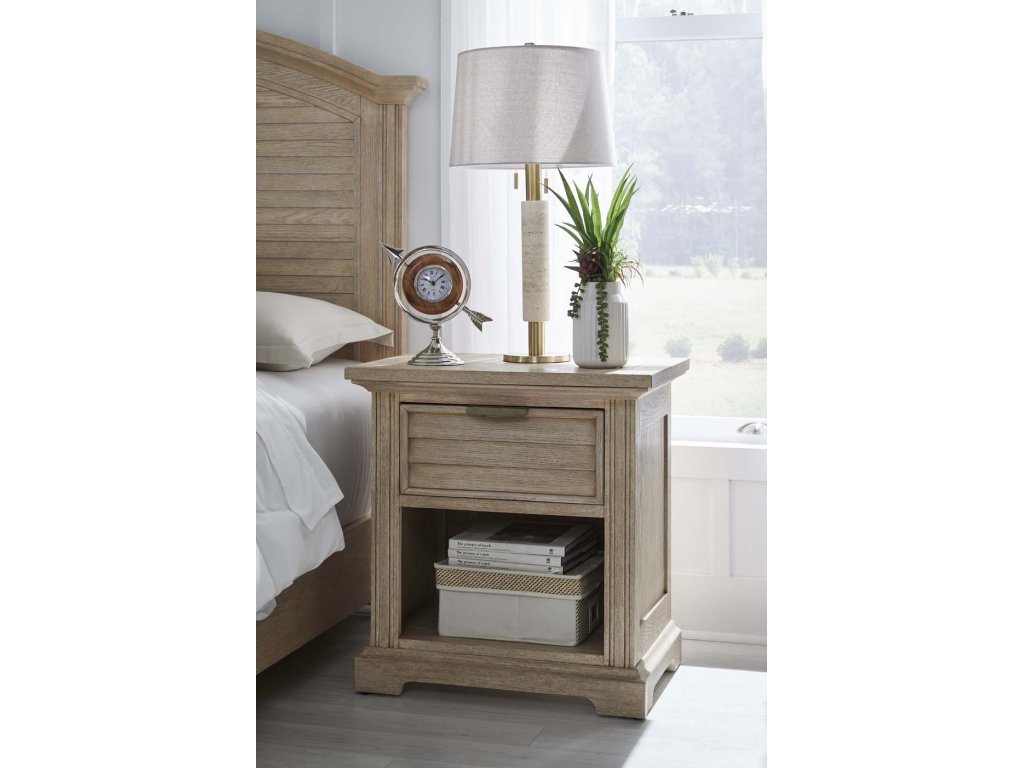 3300 Heritage Coast Panel Bedroom Collection- 1 Drawer Nightstand - main image