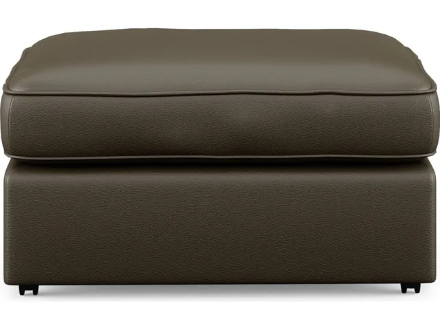 Vail Leather Ottoman - Alternative View