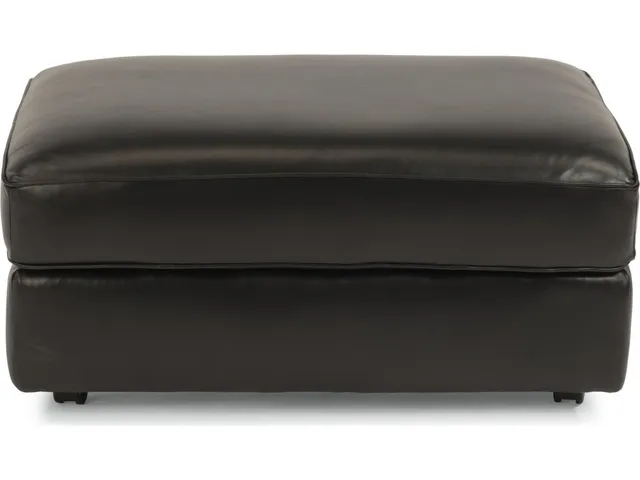 Vail Leather Cocktail Ottoman - Alternative View