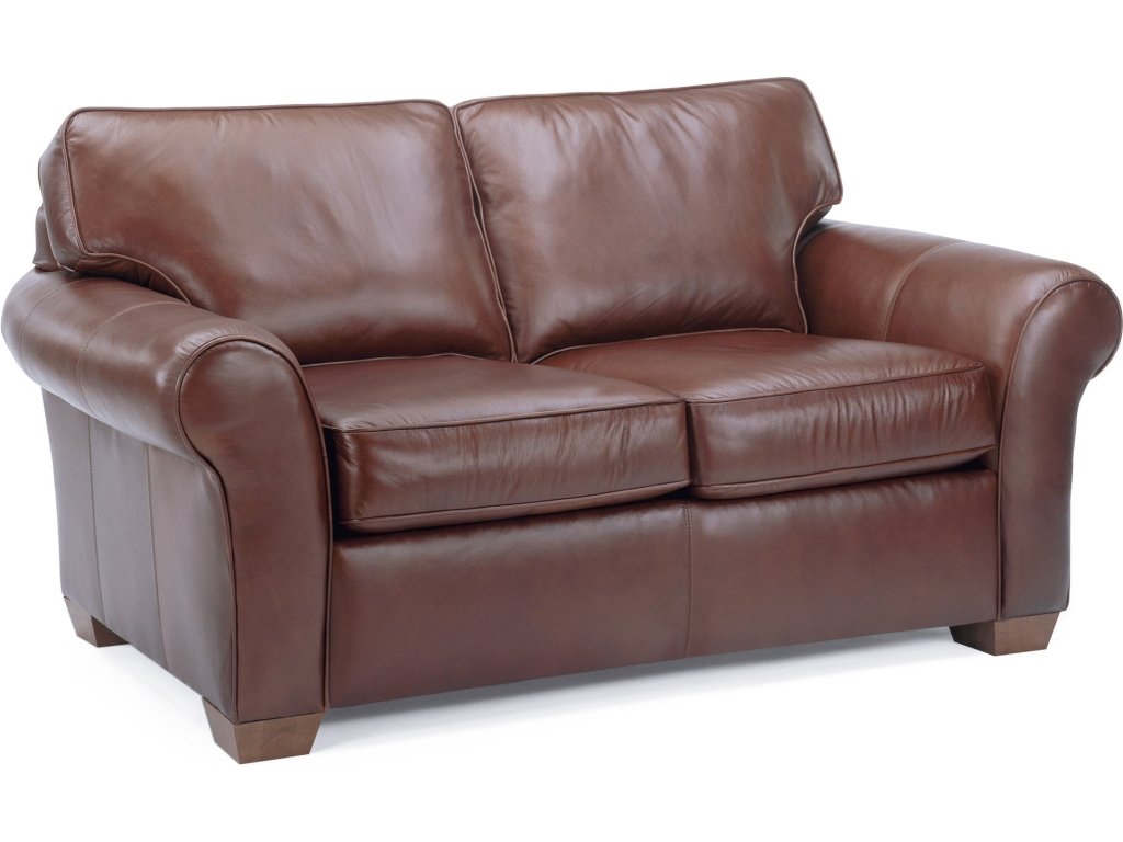 Vail Leather Loveseat - main image
