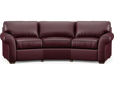 Vail Leather Conversation Sofa - Alternative View