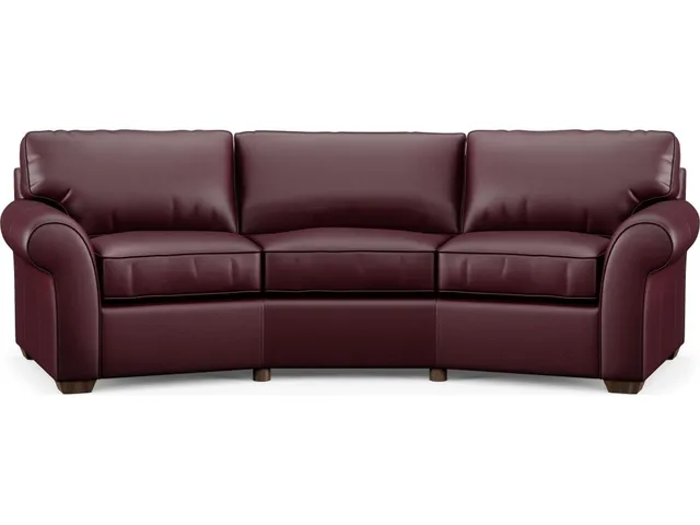 Vail Leather Conversation Sofa - Alternative View