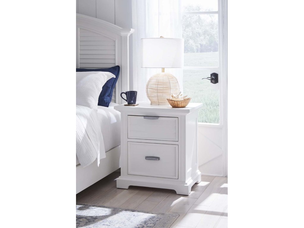 3310 Heritage Coast Panel Bedroom Collection- 2 Drawer Nightstand - image 1