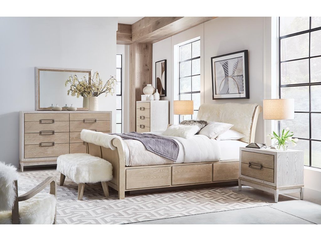 Catalina Queen Sheepskin Storage Bed - image 8