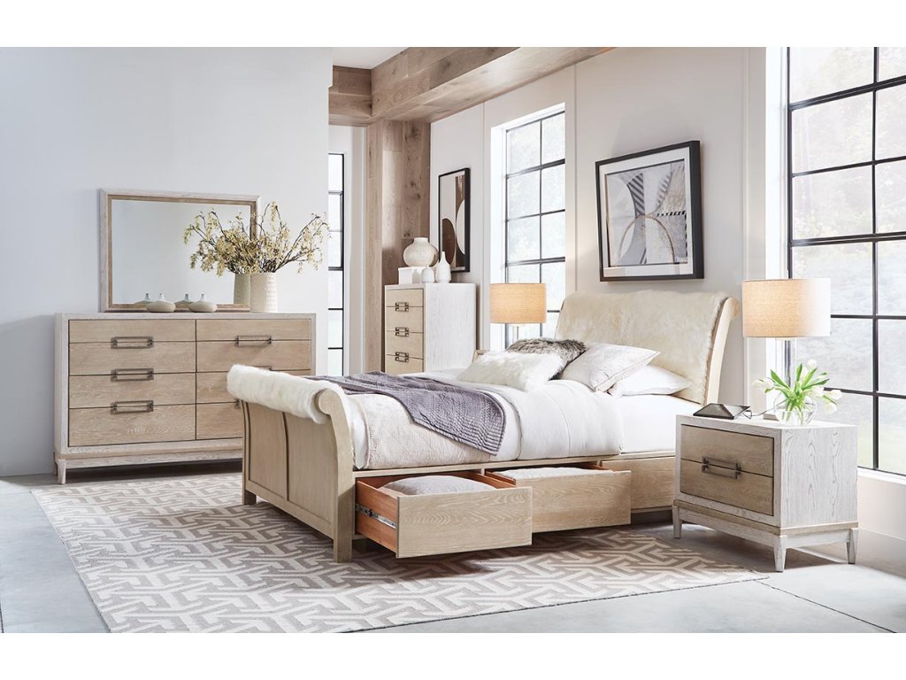 Catalina Queen Sheepskin Storage Bed - image 7