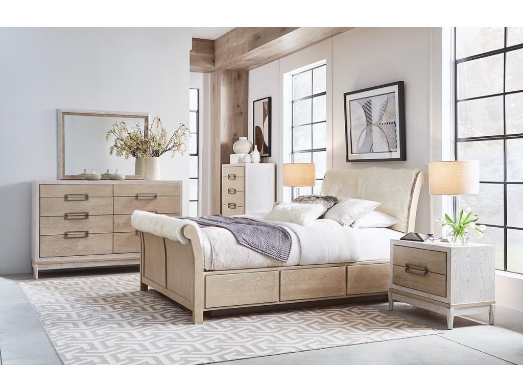 Catalina Queen Sheepskin Storage Bed - image 6