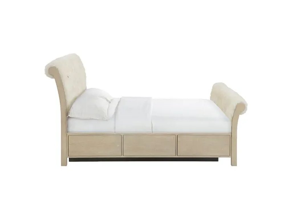Catalina Queen Sheepskin Storage Bed - image 3