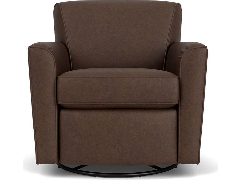 Kingman Leather Swivel Glider - image 1
