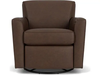 Kingman Leather Swivel Glider - Alternative View