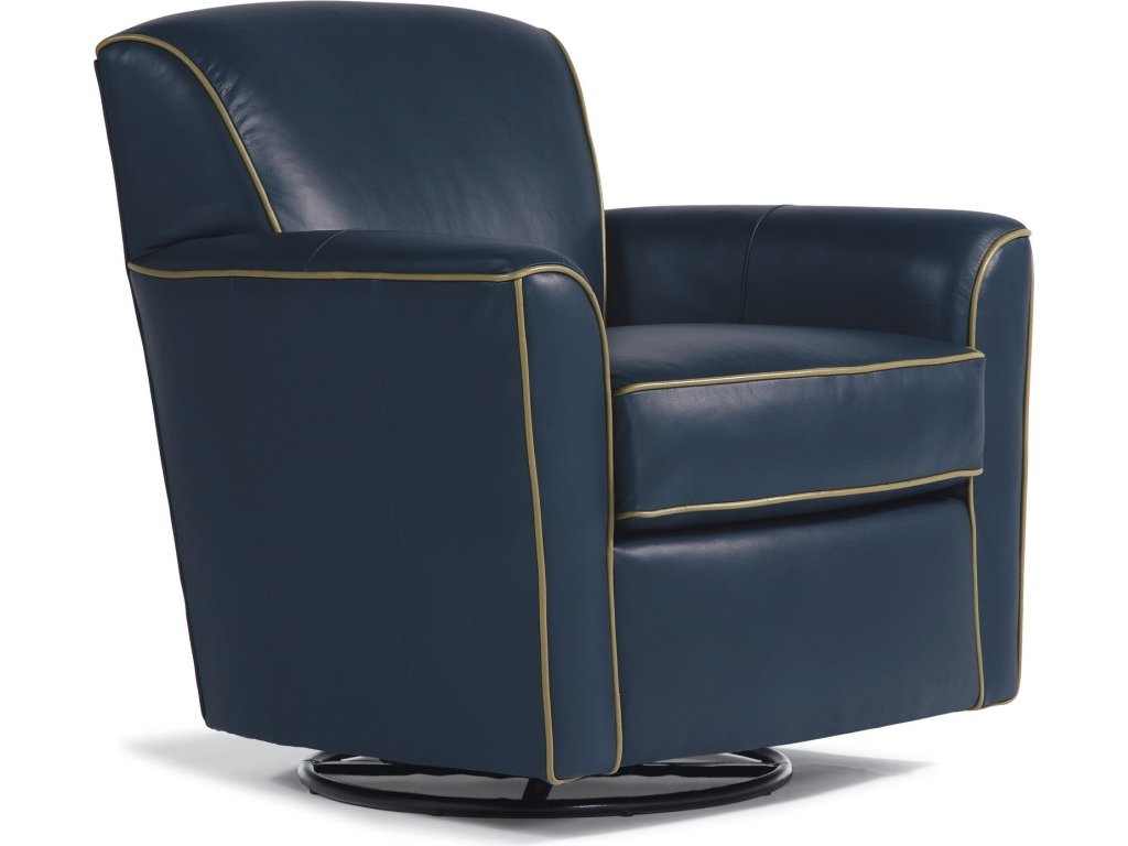 Kingman Leather Swivel Glider - image 3