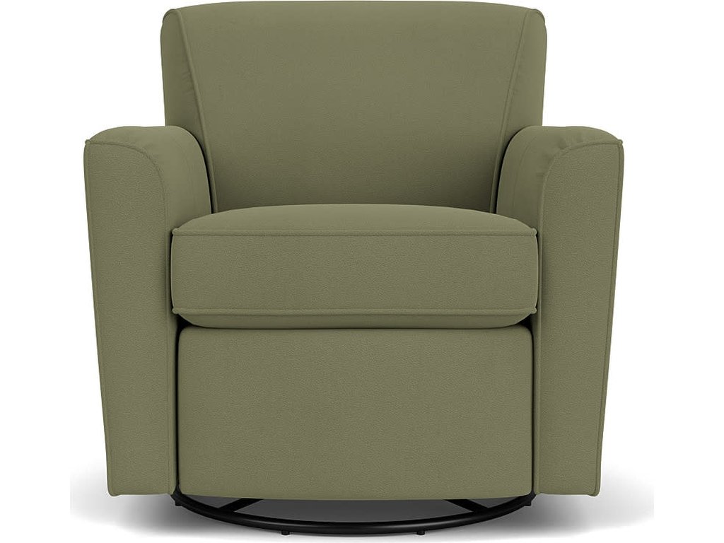 Kingman Leather Swivel Glider - image 5