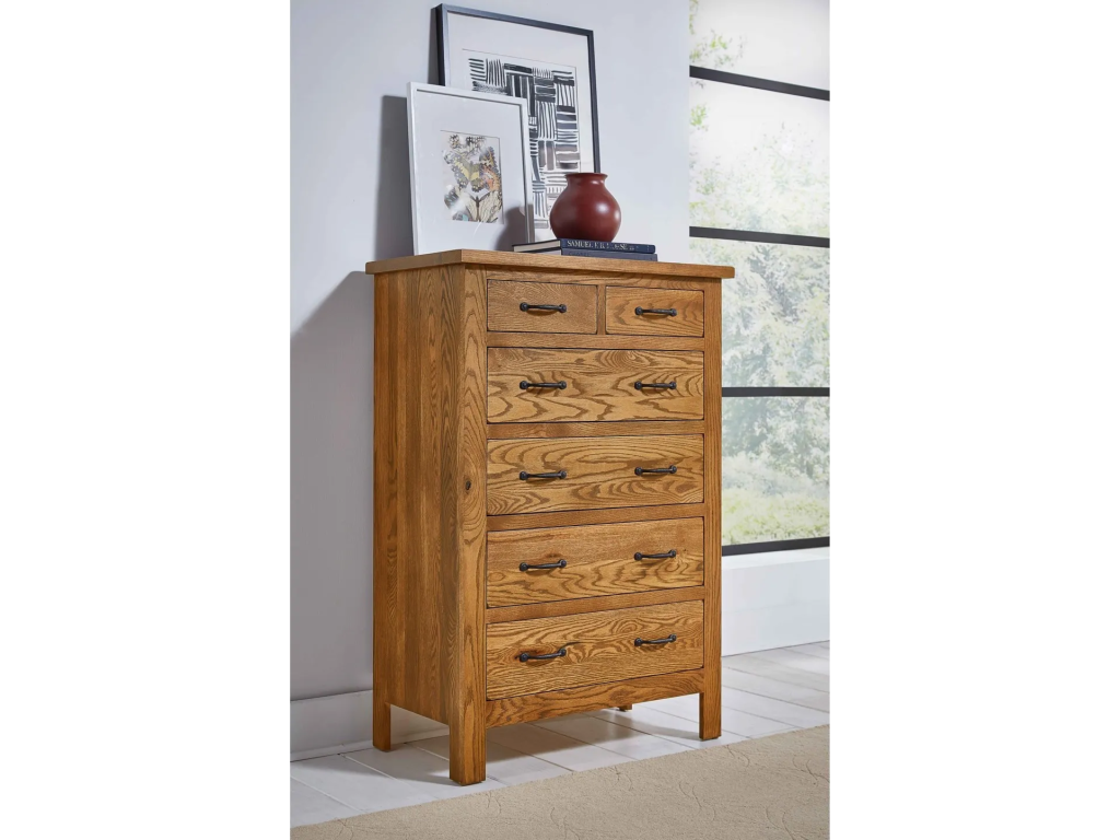 Homestead Solid Wood 6-Drawer Chest - image 1