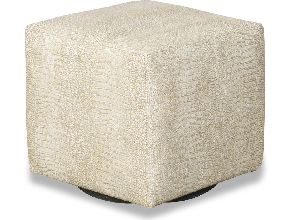 Mckinley Leather Hawkins Cube Stool with Swivel, primary thumbnail