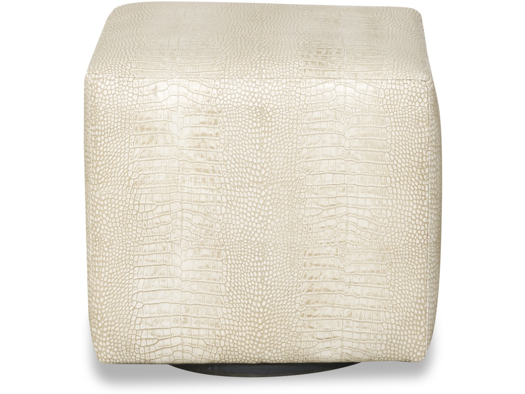Mckinley Leather Hawkins Cube Stool with Swivel, alternate view 1