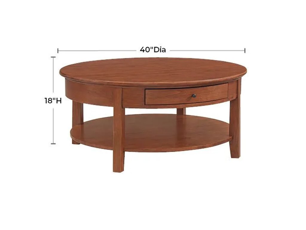 McKenzie Round Cocktail Table - image 1