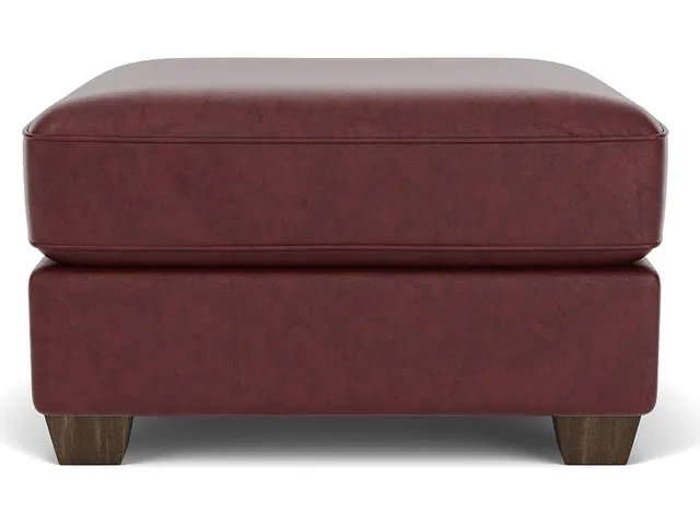 Thornton Leather Ottoman - Alternative View