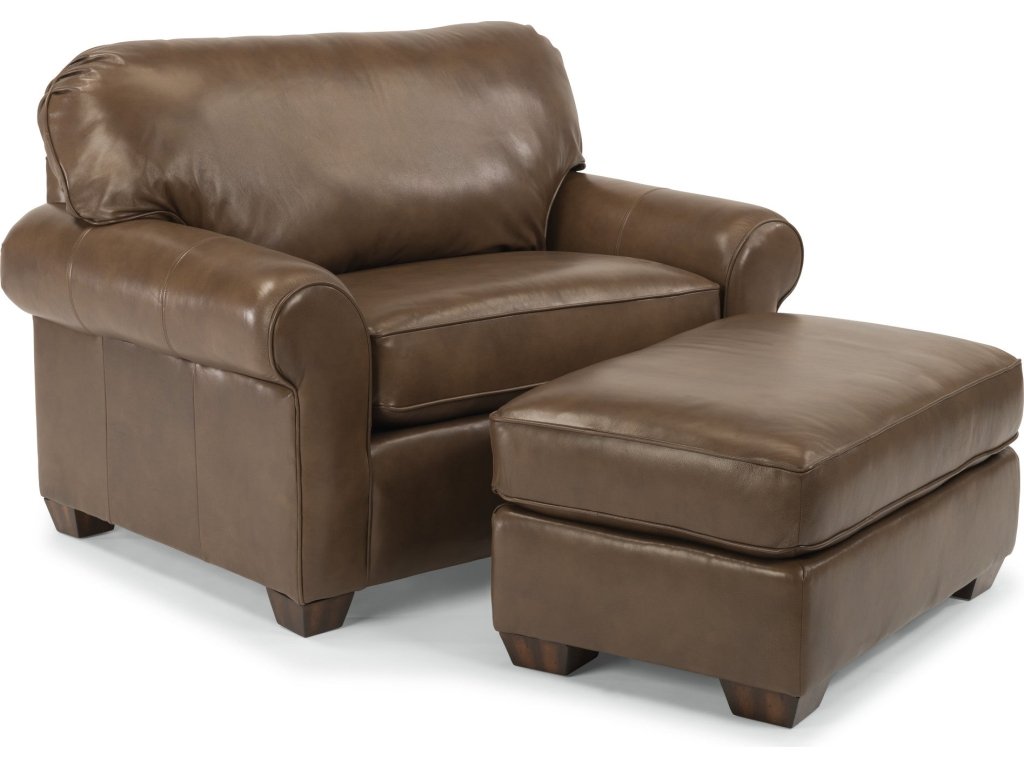 Thornton Leather Cocktail Ottoman - image 10