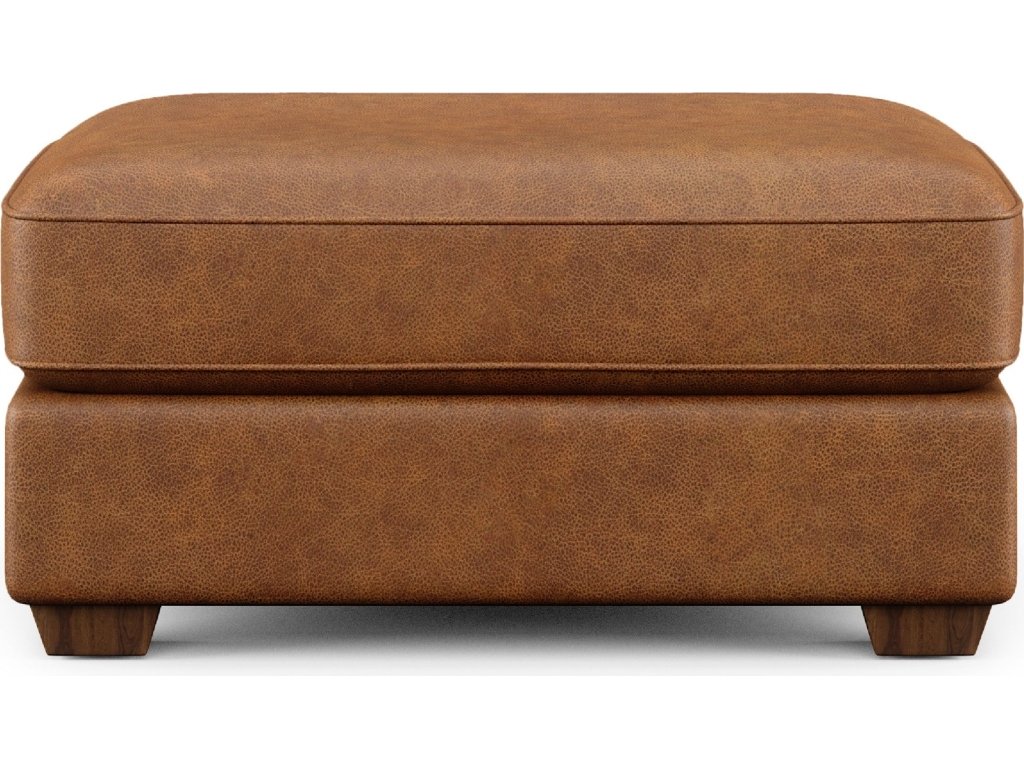 Thornton Leather Cocktail Ottoman - image 1