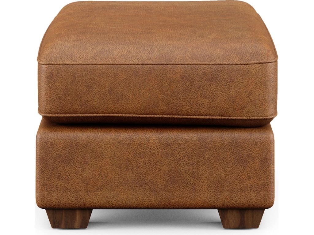 Thornton Leather Cocktail Ottoman - image 2