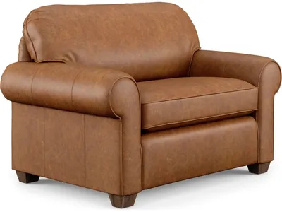 Thornton Leather Chair and a Half