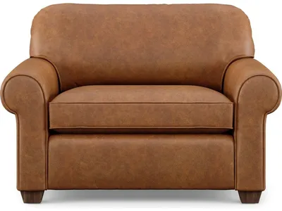 Thornton Leather Chair and a Half - Alternative View